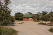 our chalet at Nossob.  A little hot box with lots of mosquitos.
