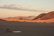 Waterhole and distant view from our room