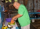 MG 1724  our bus driver preparing lunch for us : 2013	Borneo
