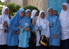 MG 0224  school girls at National Museum : 2013	Borneo